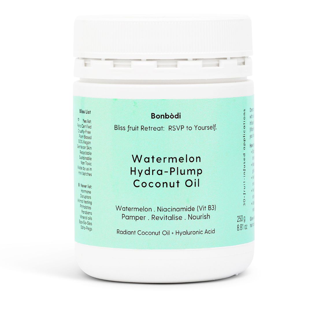 Watermelon Hydra-Plump Coconut Oil 🍉 Bliss ƒruit Retreat 250g / 8.81 oz