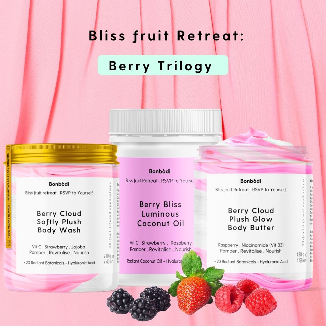 Bonbòdi Bliss Fruit Berry Trilogy: The Ultimate Berry Indulgence Collection