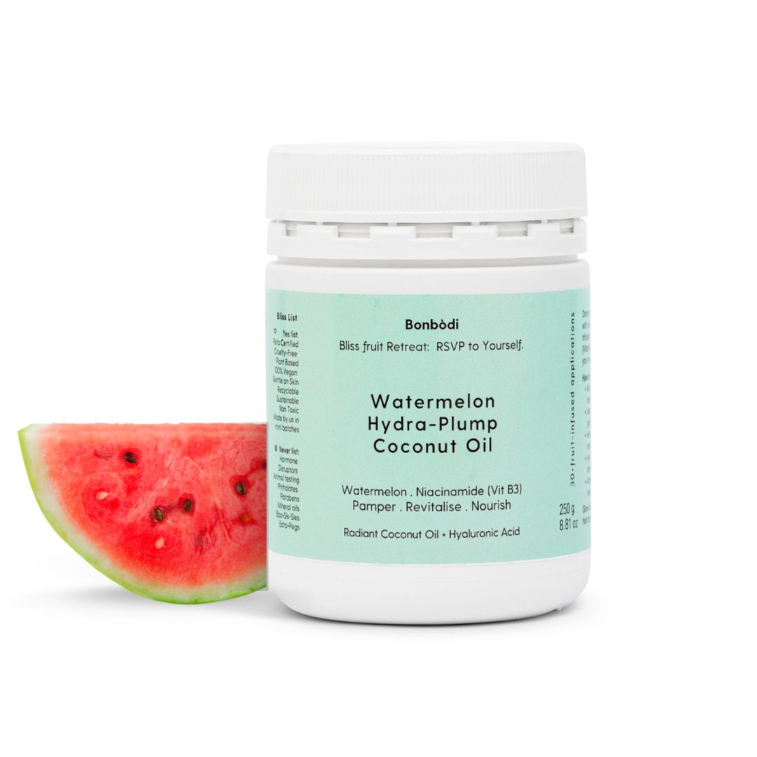 Watermelon Hydra-Plump Coconut Oil 🍉 Bliss ƒruit Retreat 250g / 8.81 oz