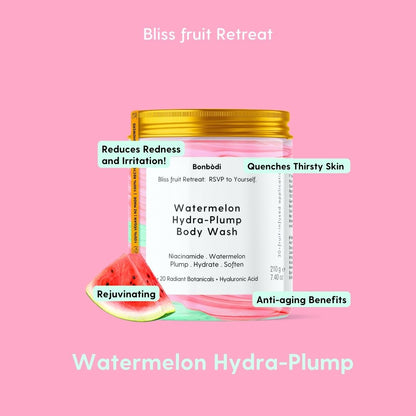 Watermelon Body Wash - Hydra-Plump  🍉 Bonbodi