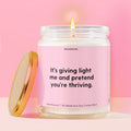 It’s giving light me and pretend you're thriving. Moodbare