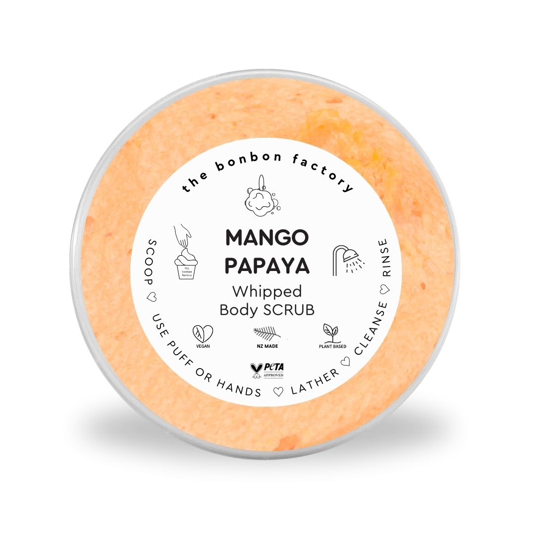 Mango & Papaya 🥭 Tropical Retreat Body Scrub NZ