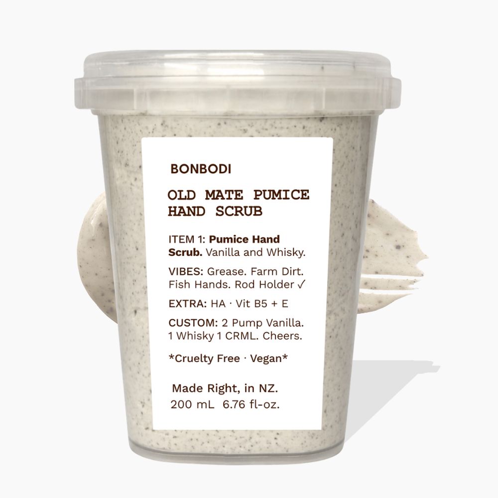 OLD MATE PUMICE HAND SCRUB: Whisky + Vanilla