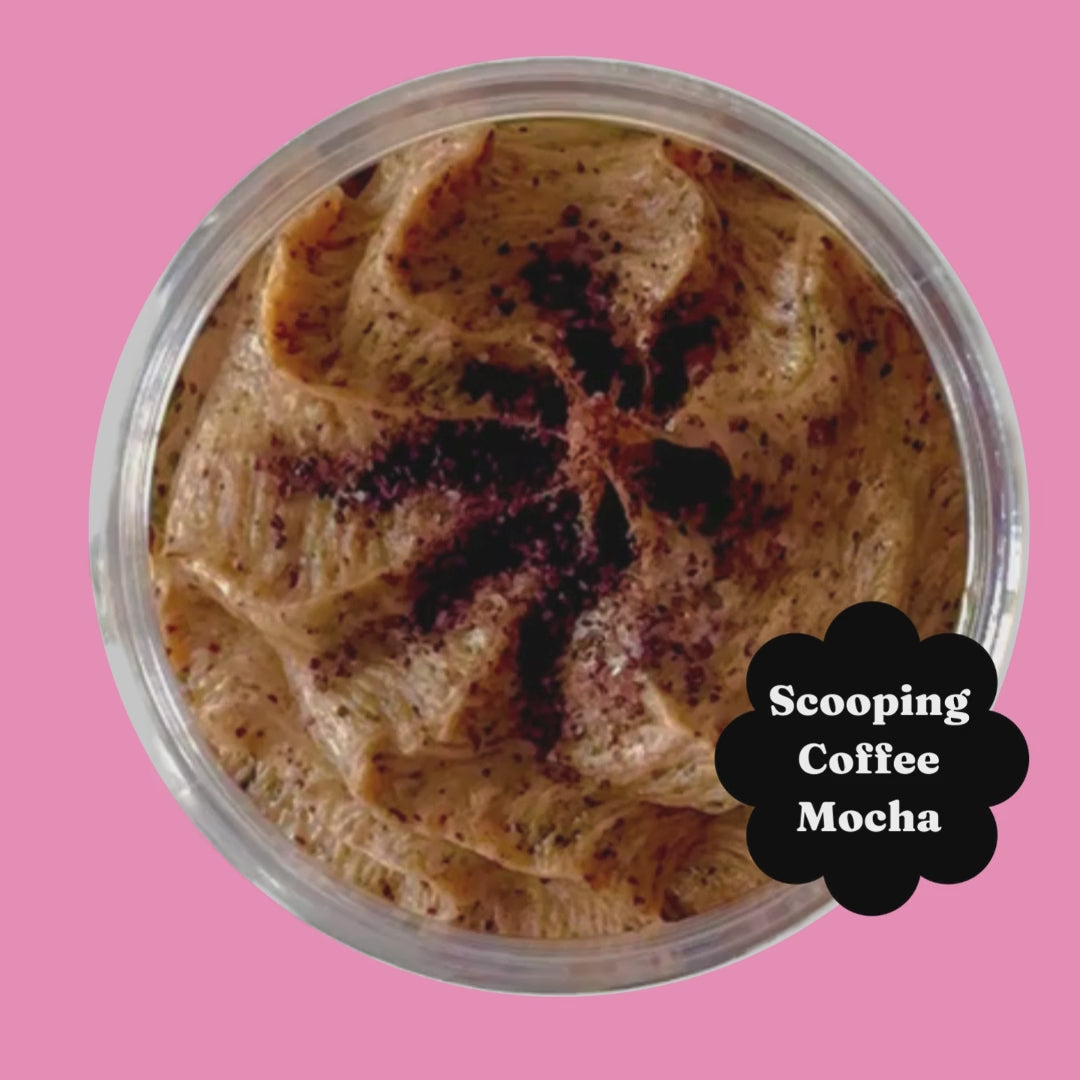 Coffee Mocha Swirl Body Scrub