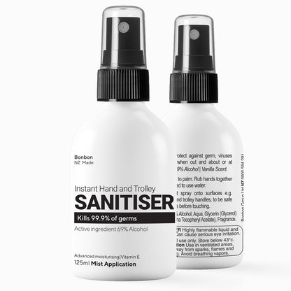 Hand and Trolley | Sanitiser-The Bonbon Factory